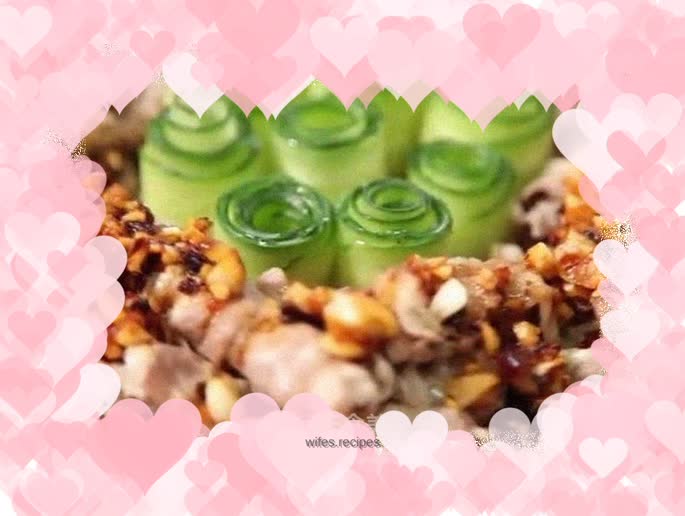 Beef with garlic paste