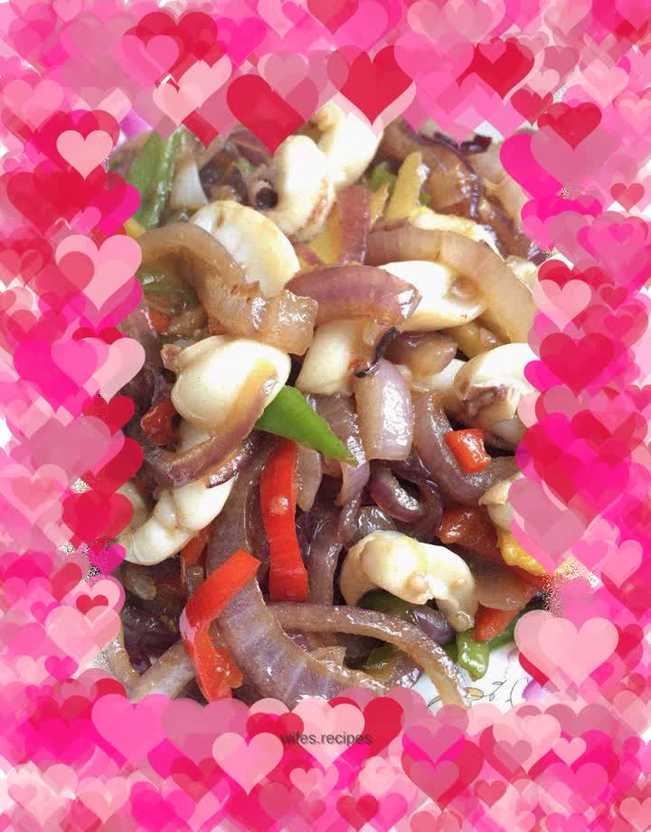Stir-fried cuttlefish