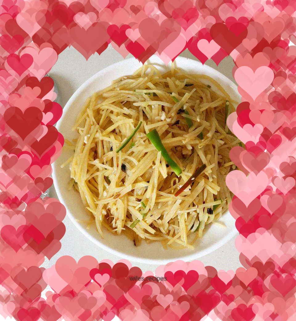 Hot and sour potato shreds