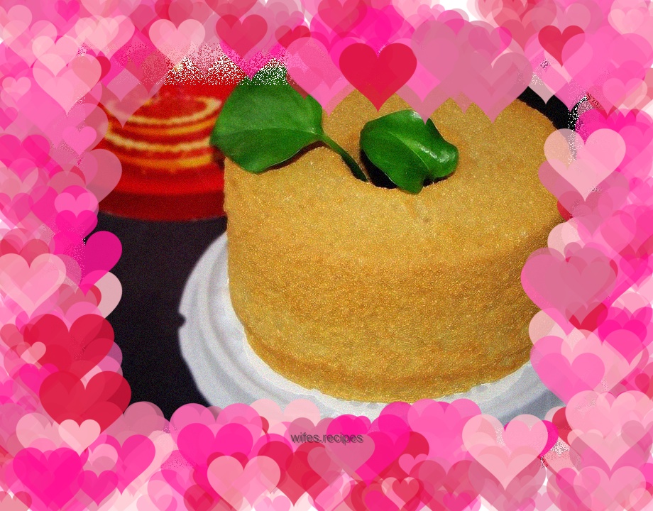 Black rice noodle chiffon cake