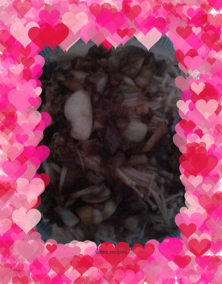 Steamed Vermicelli with Garlic and Enoki Mushrooms