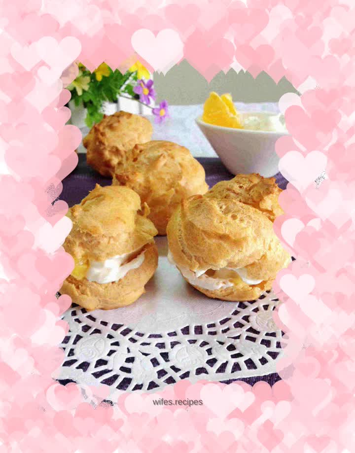 Orange Cream Puff