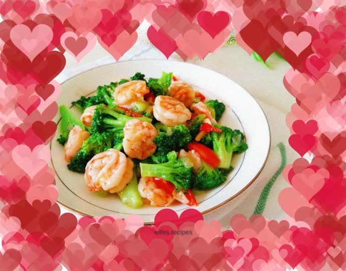 Stir-fried Broccoli with Shrimp