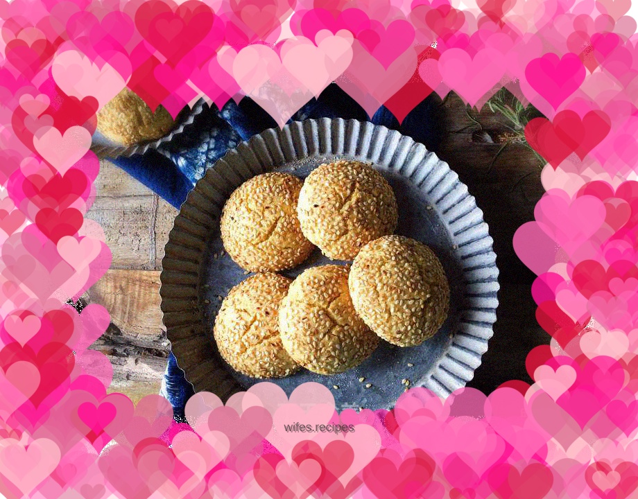 Coarse grain sesame cake