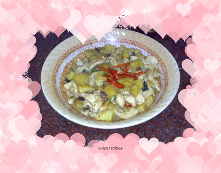 Curry Mushroom Potato Chicken