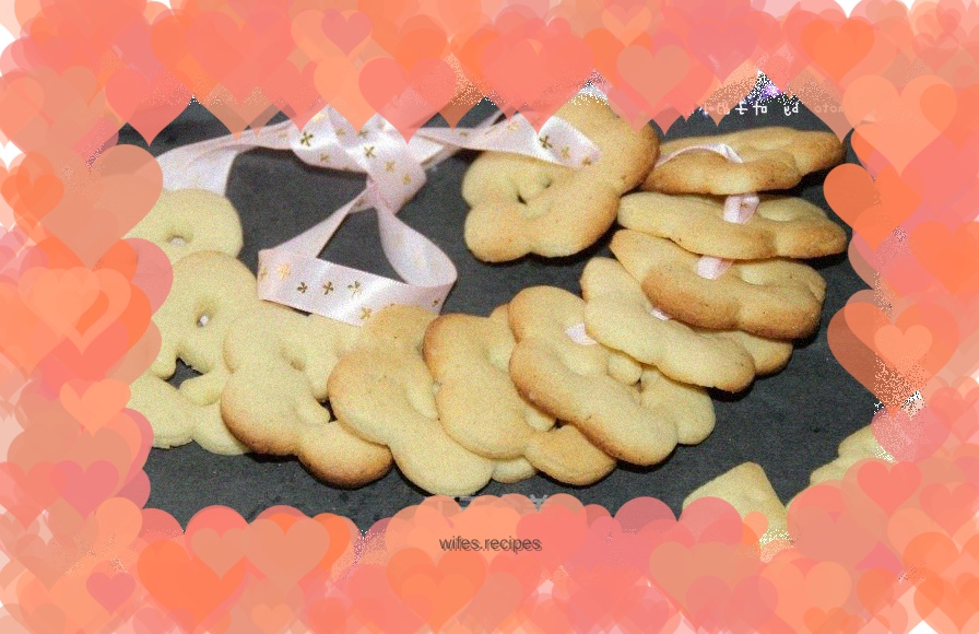 Children's favorite---Crispy flower cookies