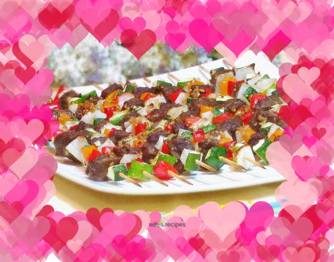 Beef and Zucchini Skewers