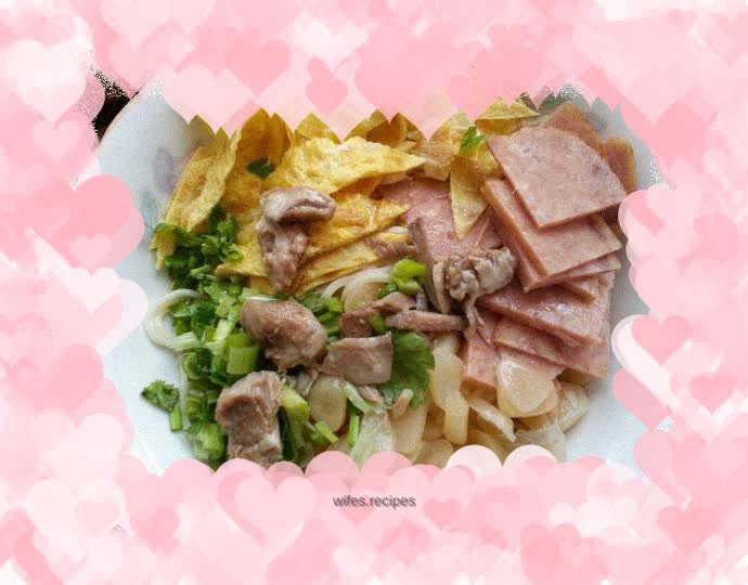 Local Snacks Weifang Famous Food Meatball Noodles Hele