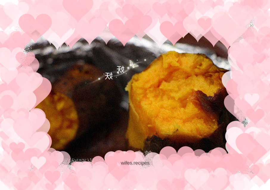 Roasted sweet potatoes