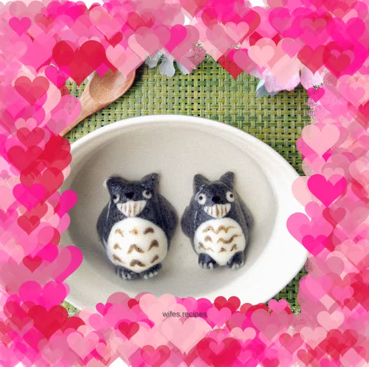 My Neighbor Totoro Black Sesame Rice Balls