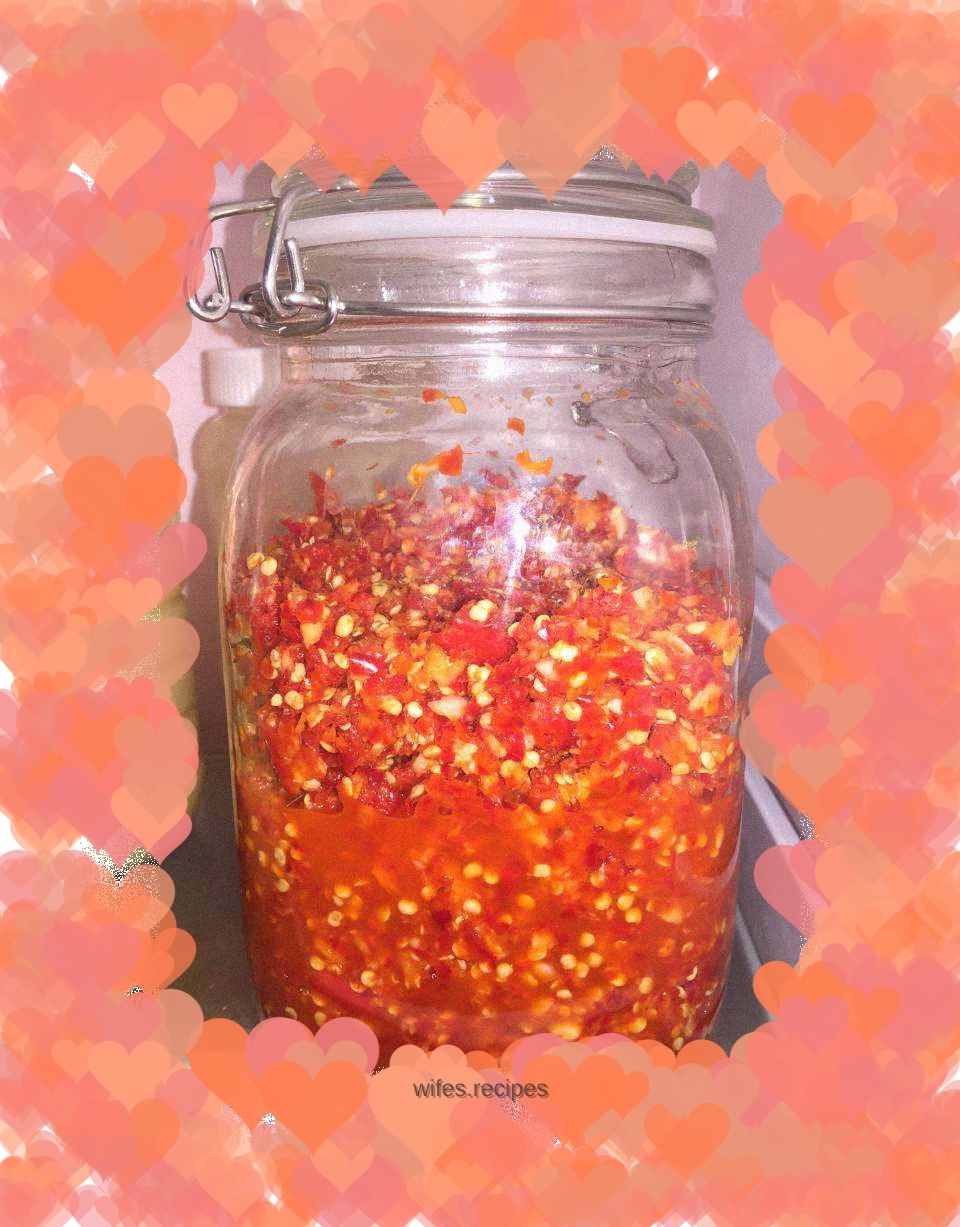 Homemade ~ Ginger Garlic Chili Sauce (Millet Pepper)