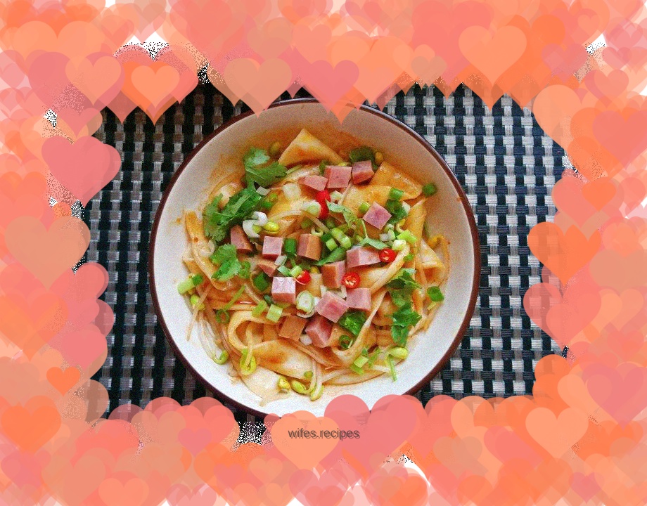 Stewed Noodles with Turkey Sauce