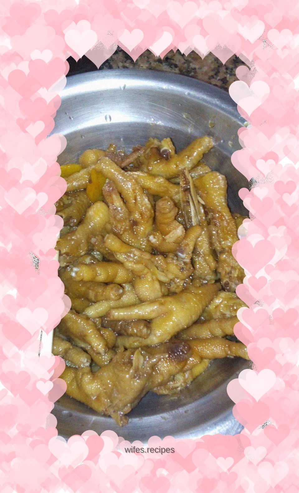 Braised chicken feet