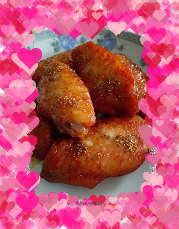 Oven baked wings, simple and easy to make