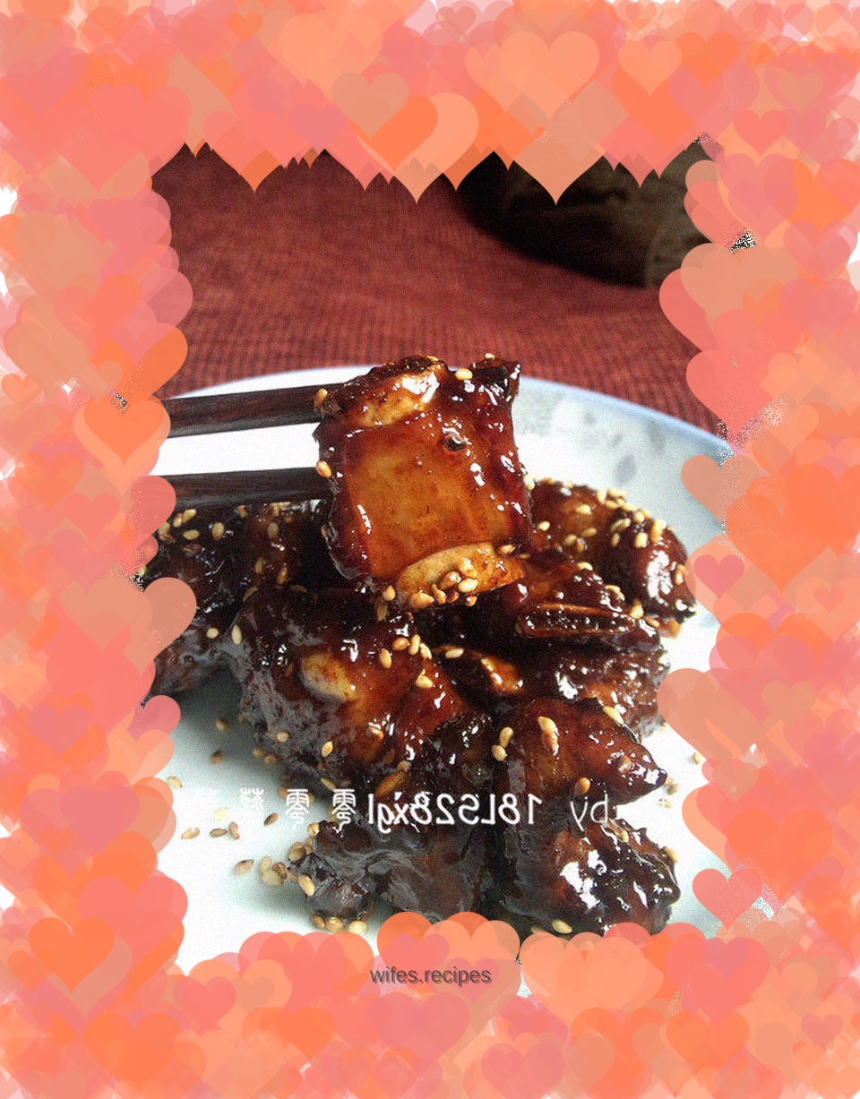 Lazy version of sweet and sour pork ribs