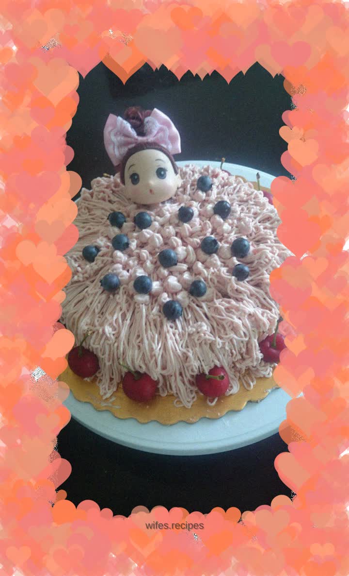 Barbie Princess Cake (rice cooker version)