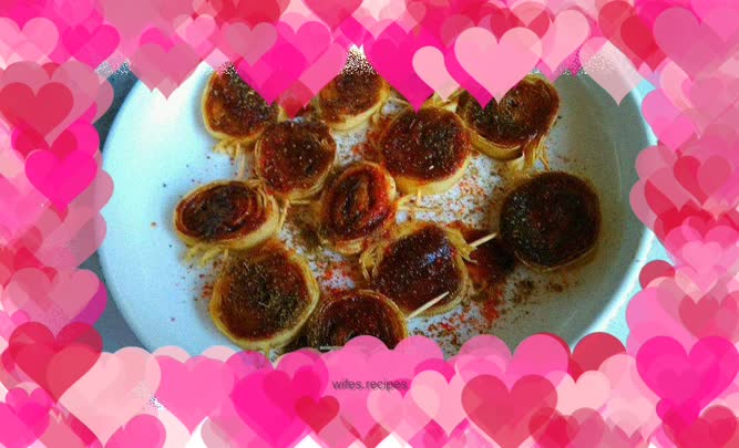 Pan-fried bean curd rolls