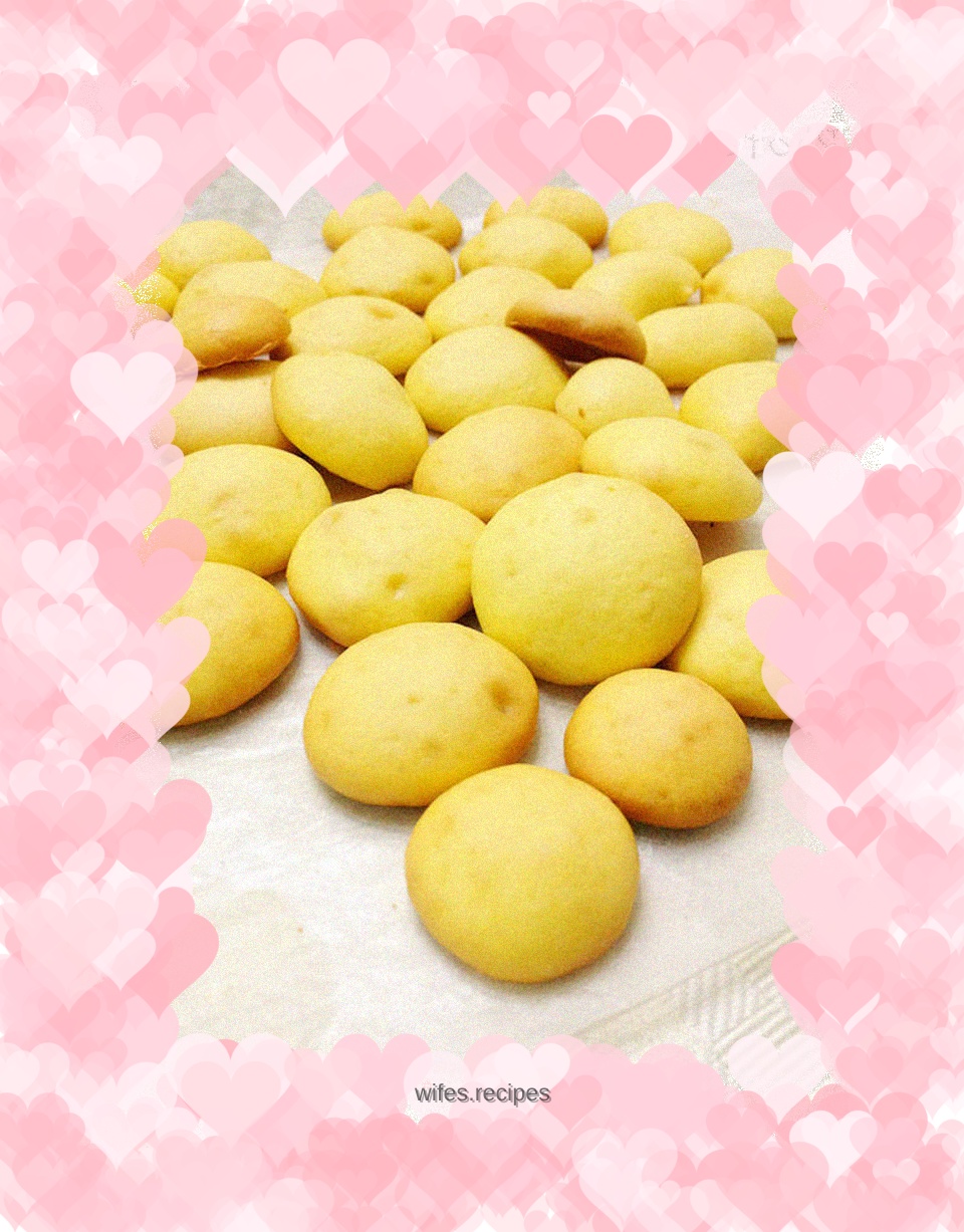 Oil-free healthy snacks----egg yolk biscuits