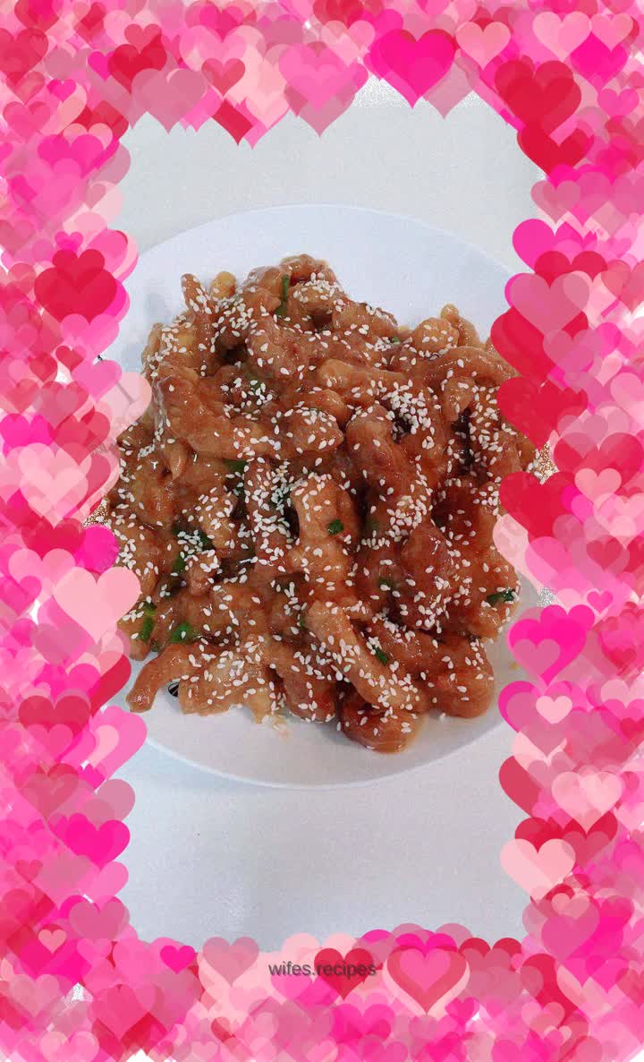 Sweet and Sour Pork Shreds
