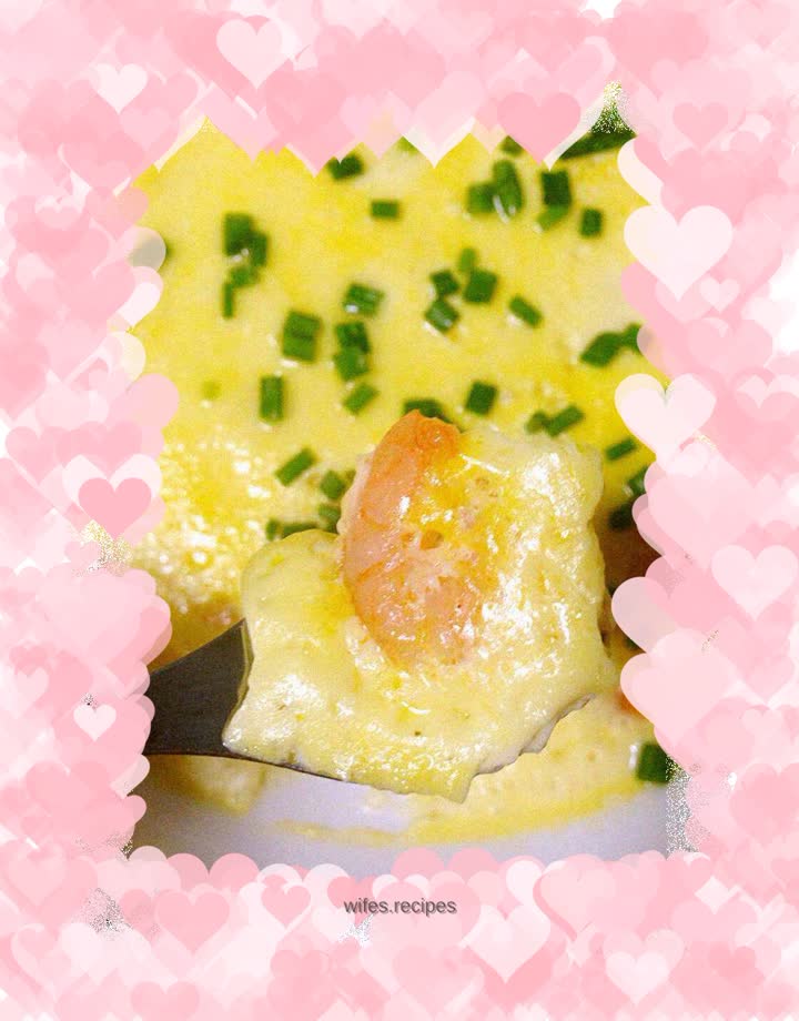 Steamed Egg with Shrimp