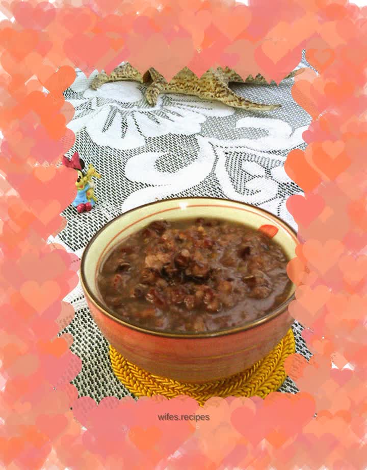 Eight-treasure red bean porridge