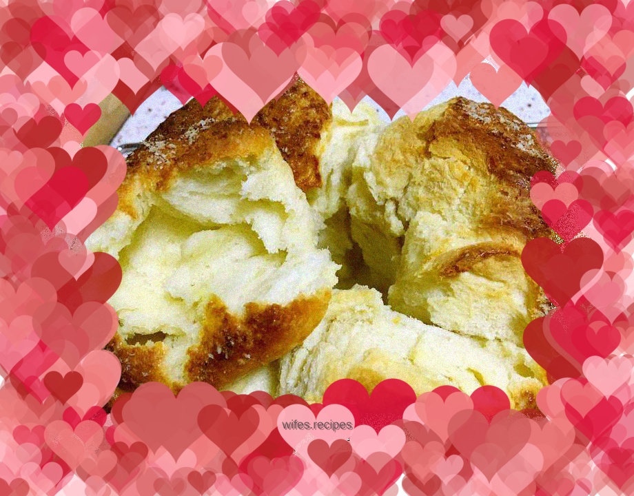 Hand-shredded coconut bread