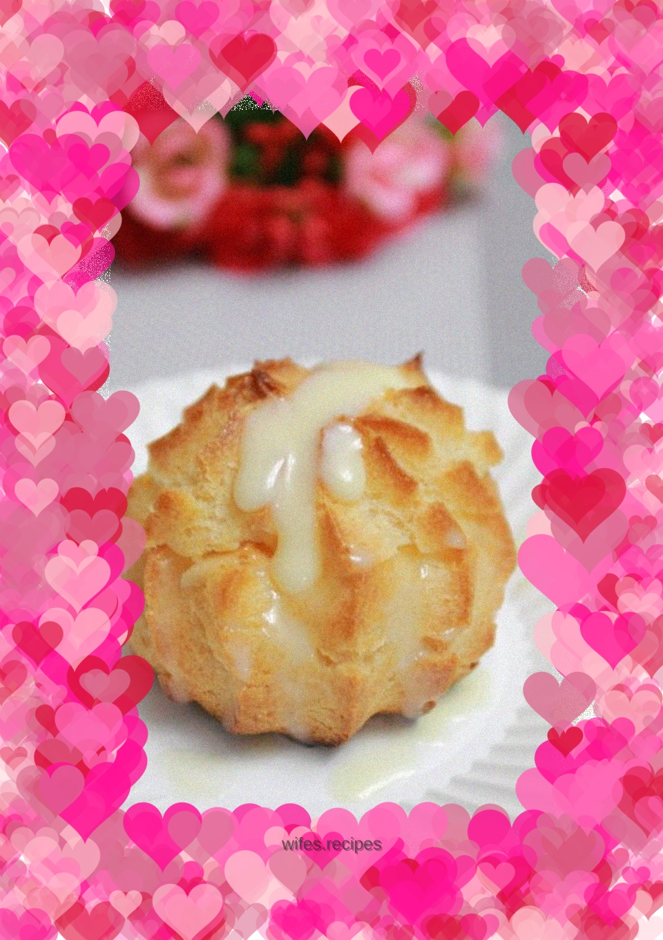 Condensed milk puffs