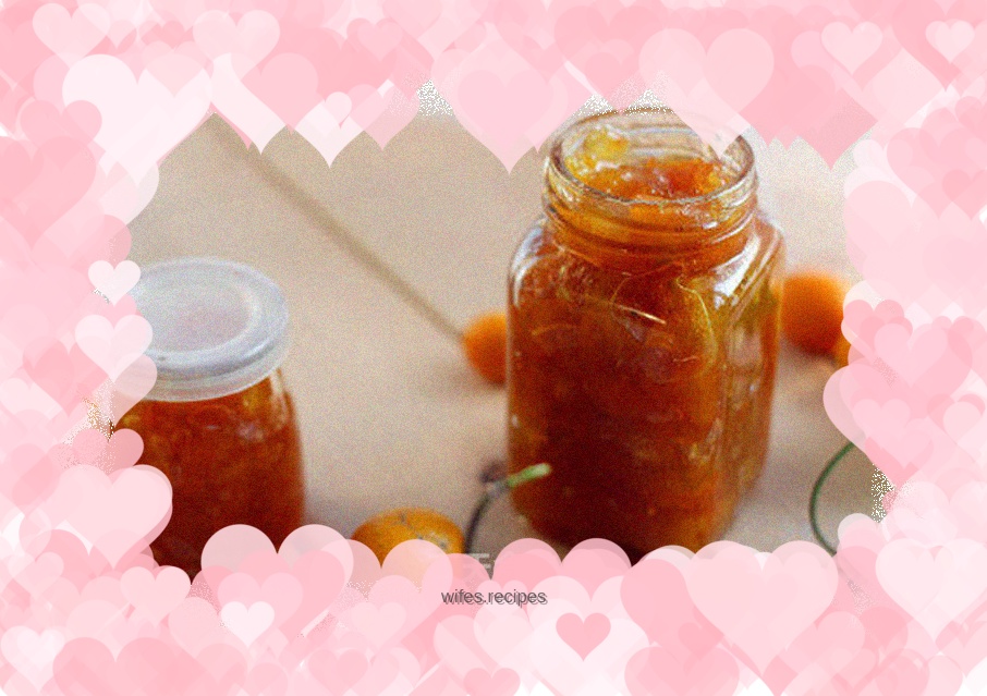 Homemade kumquat jam