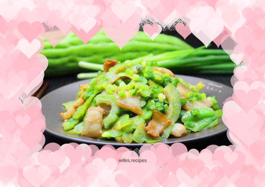Stir-fried pork slices with bitter melon