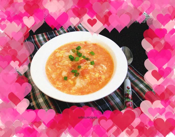 Tomato and Egg Pimple Soup