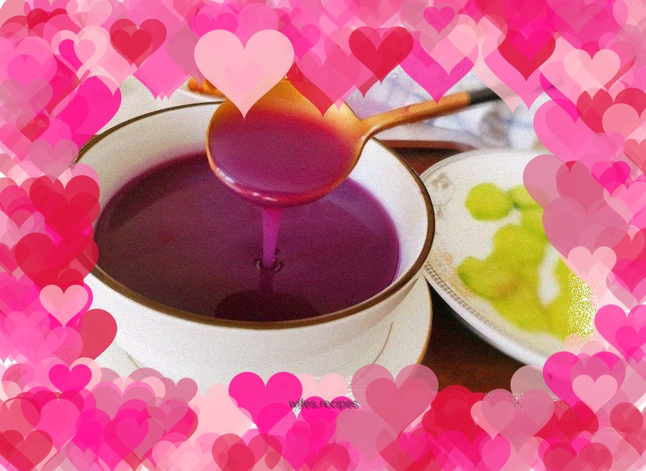 Purple Sweet Potato and Tremella Soup