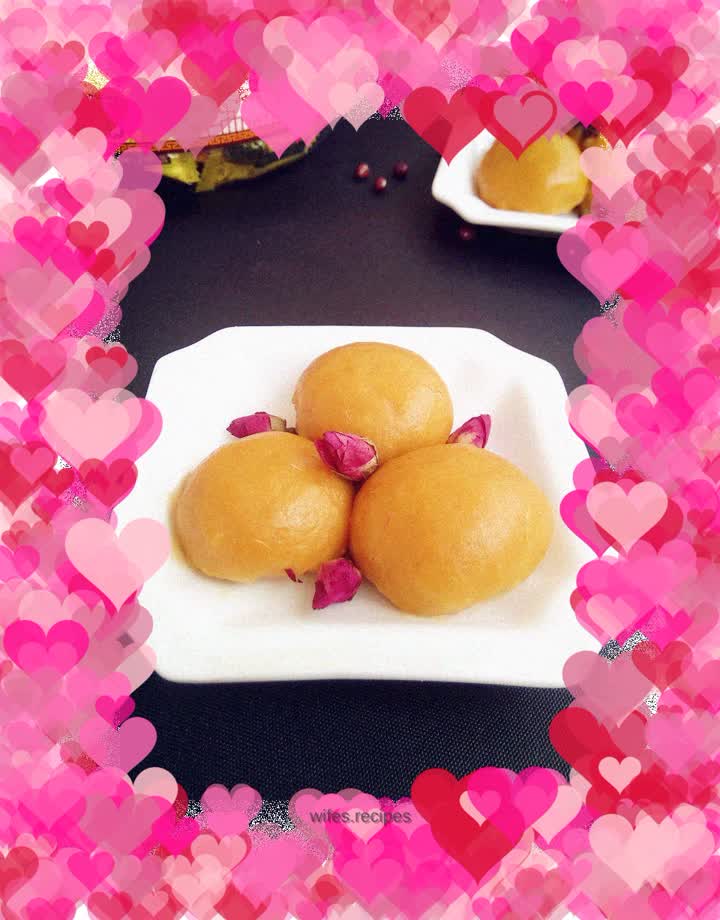 Sweet potato and sticky bean buns