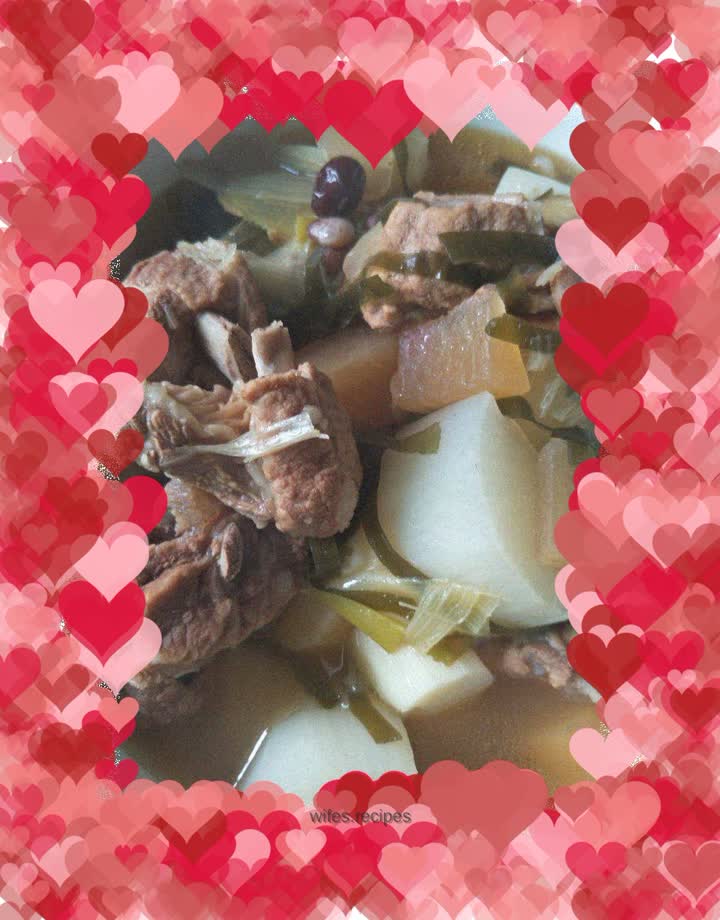 Flavored Pork Ribs Soup