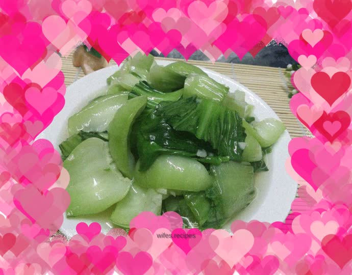 Stir-fried baby cabbage