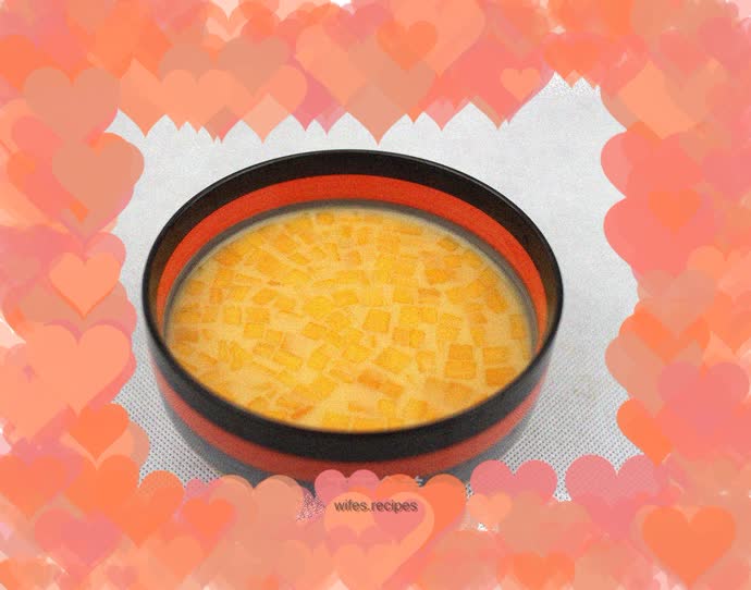 Mango Coconut Pudding