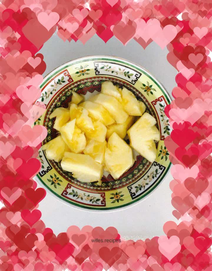 Quick 10-minute cut of pineapple🍍