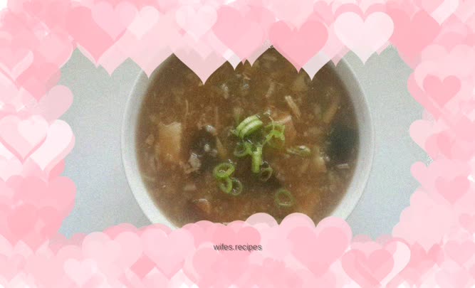 Preserved egg and lean meat porridge