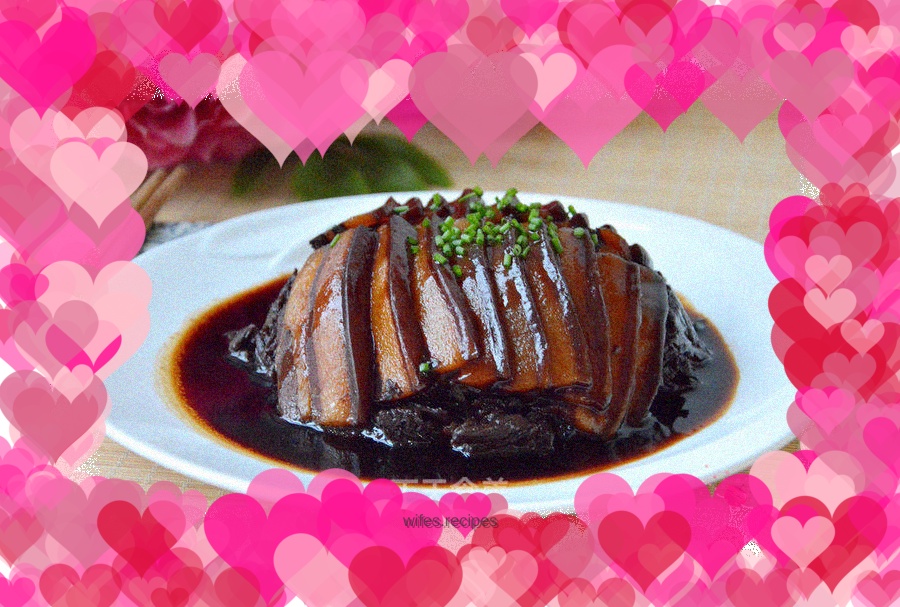 Braised pork with pickled vegetables