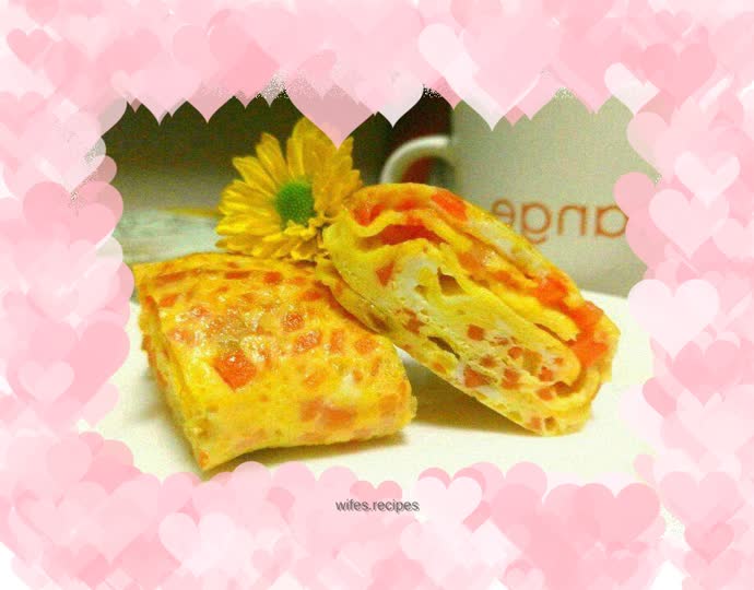 Carrot thick egg roast