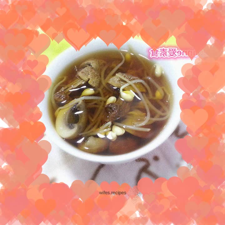 Agaricus blazei mushroom soup