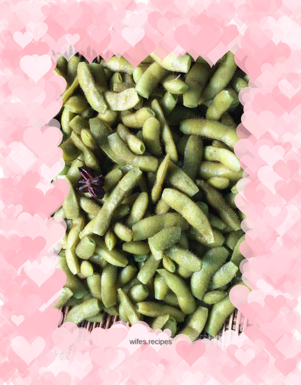 Salted edamame