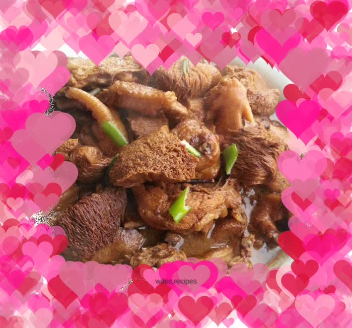 Hericium braised native chicken