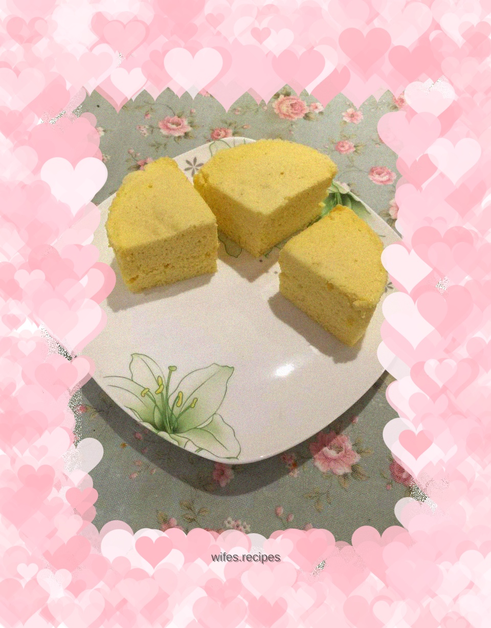 Microwave steamed cake