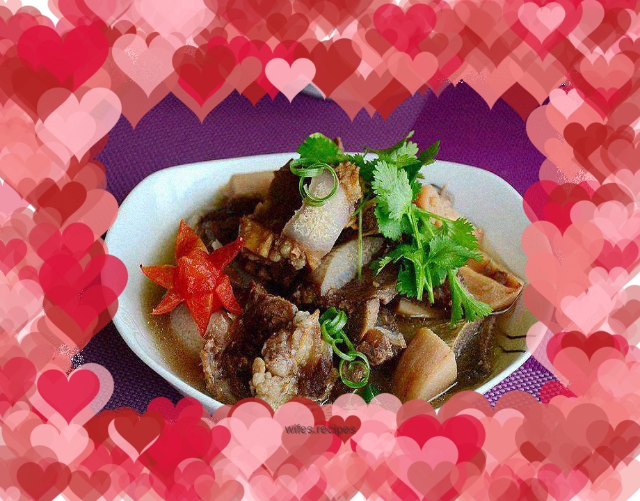 Stewed Beef Cartilage with Lotus Root