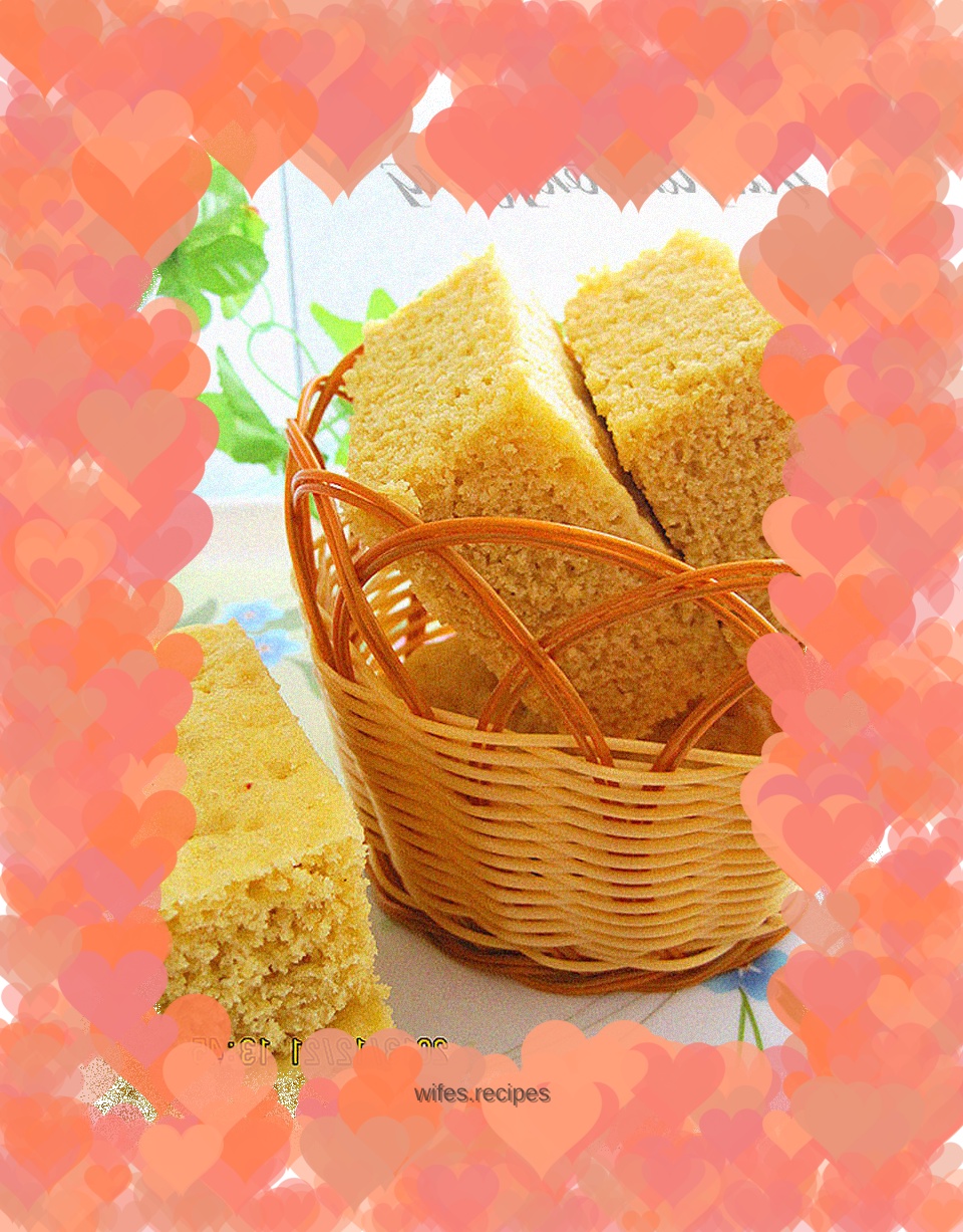 Cornmeal steamed cake
