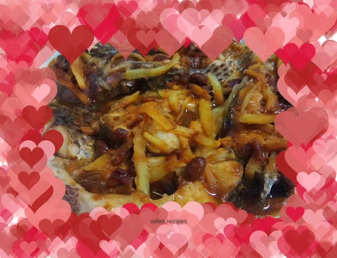 Steamed fish with bean paste