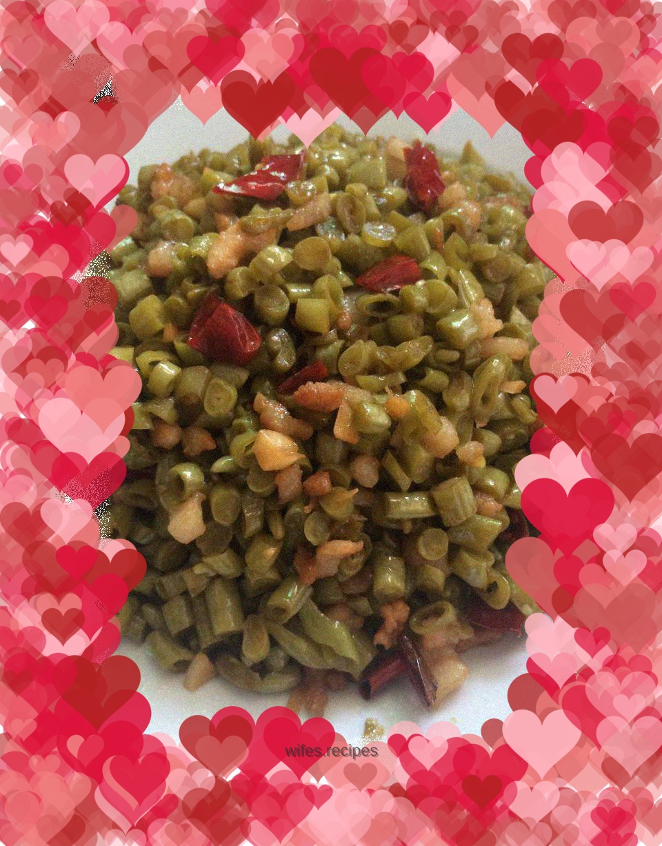 Minced Pork and Pickled Beans