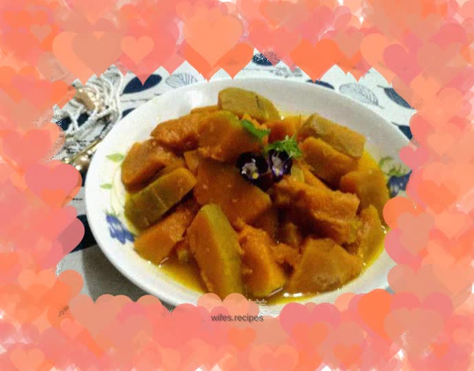 Boiled pumpkin