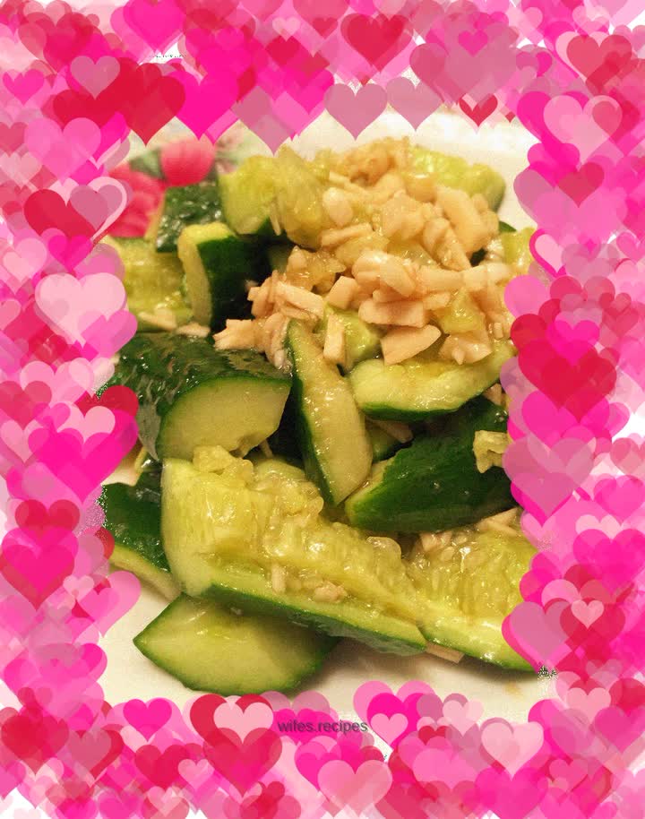 Home-cooked food - cucumber shoot