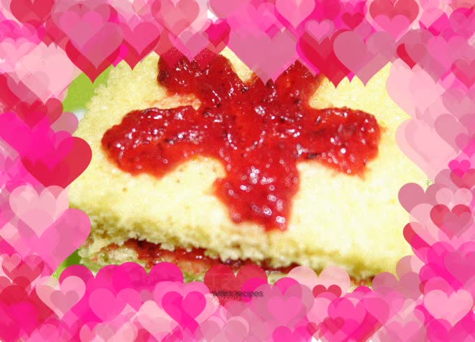 Blackberry Jam Sandwich Cake